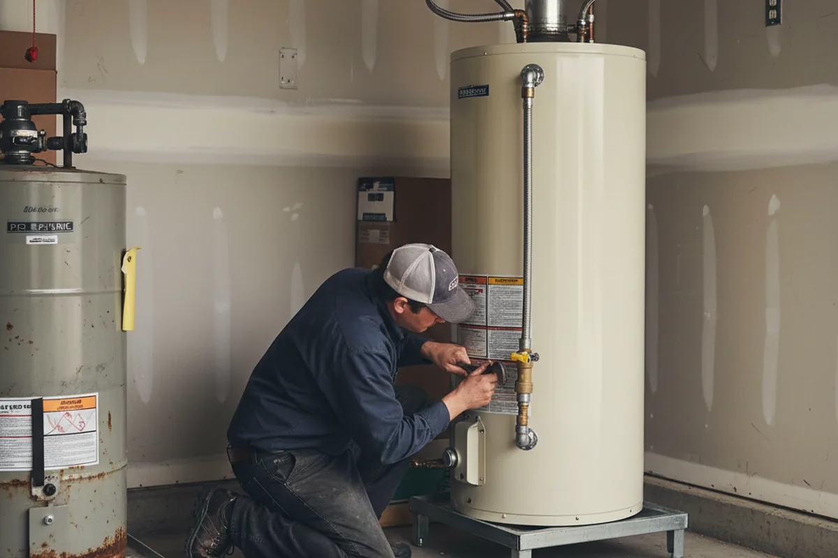 Water heater and shutoff valve replacement in Hattiesburg